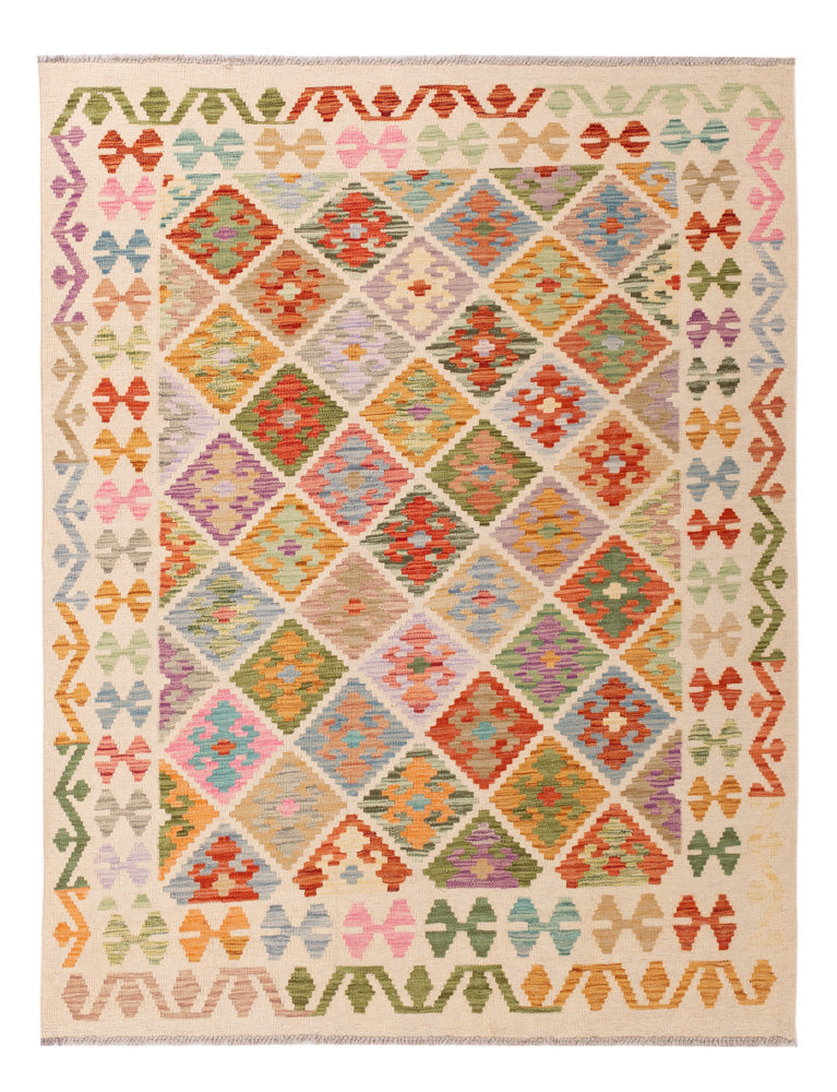 Kilim Maimana Koberec 196x148cm - Vlněný koberec