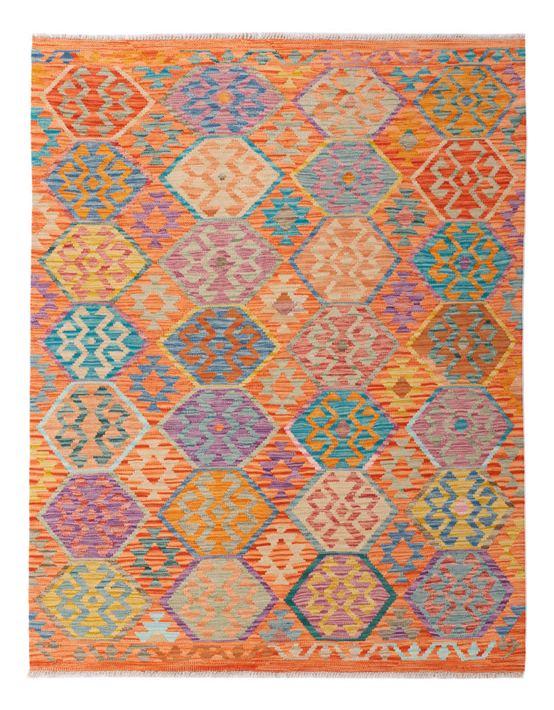 Kilim Maimana Koberec 195x149cm - Vlněný koberec