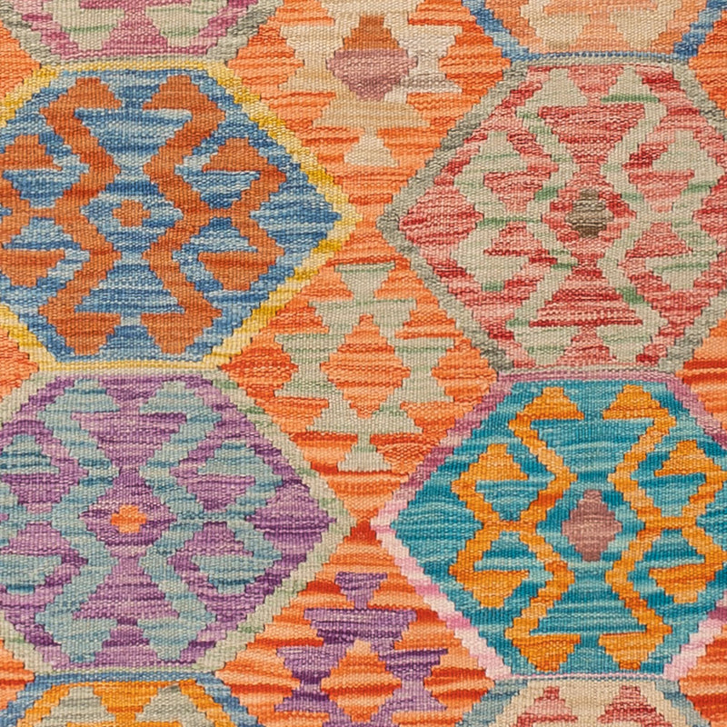 Kilim Maimana Koberec 195x149cm - Vlněný koberec