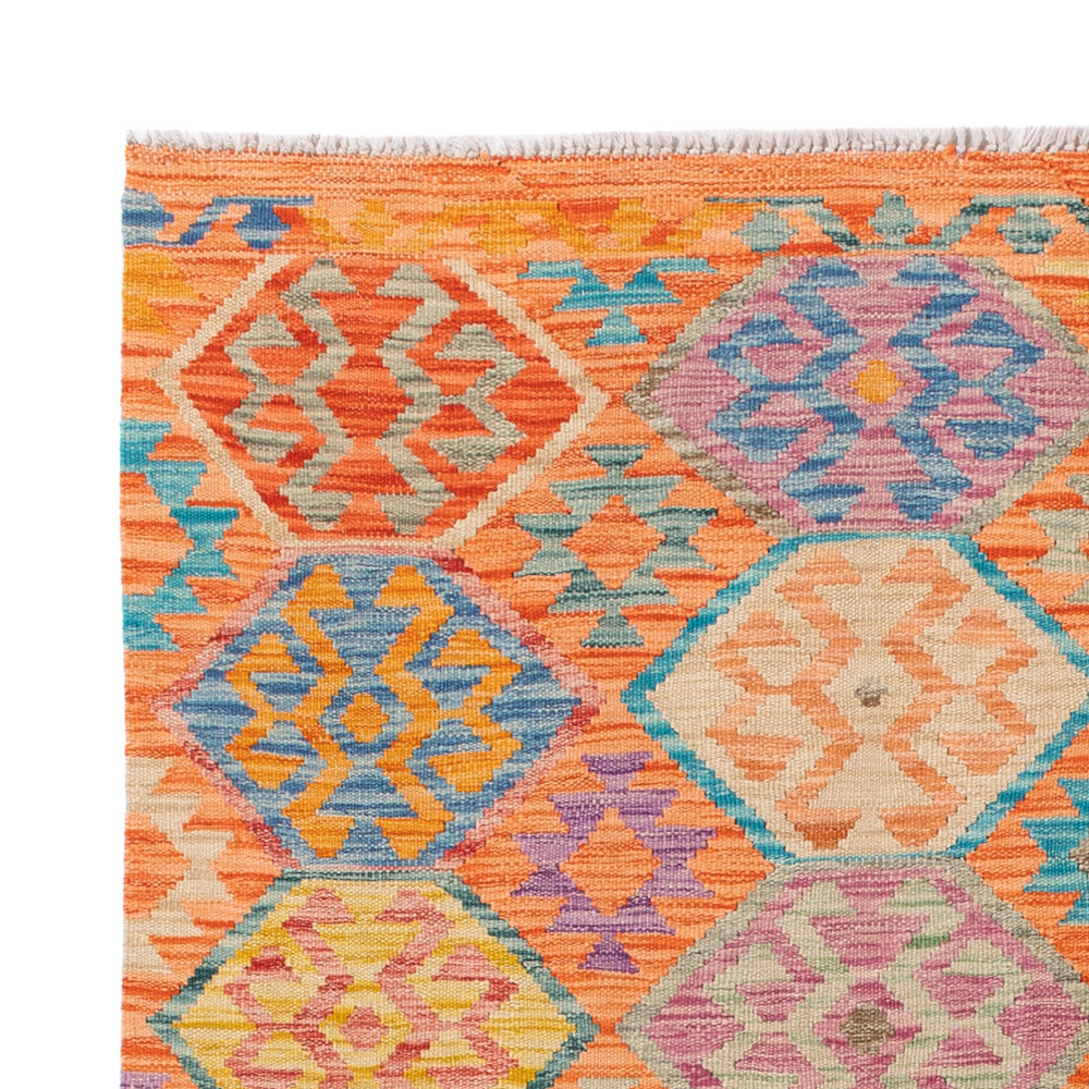 Kilim Maimana Koberec 195x149cm - Vlněný koberec