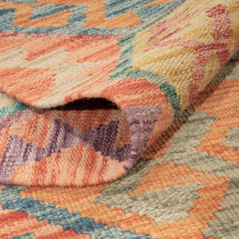 Kilim Maimana Koberec 195x149cm - Vlněný koberec