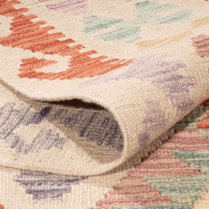 Kilim Maimana Koberec 253x174cm - Vlněný koberec