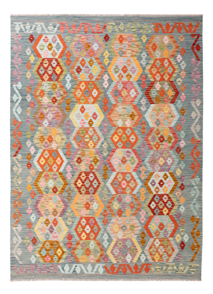 Kilim Maimana Koberec 242x178cm - Vlněný koberec