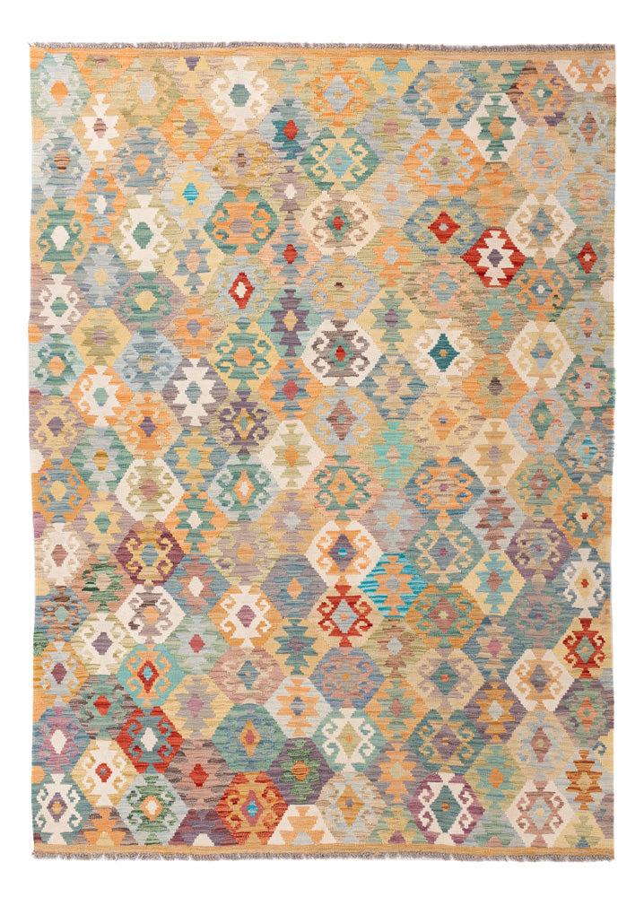 Kilim Maimana Koberec 242x172cm - Vlněný koberec