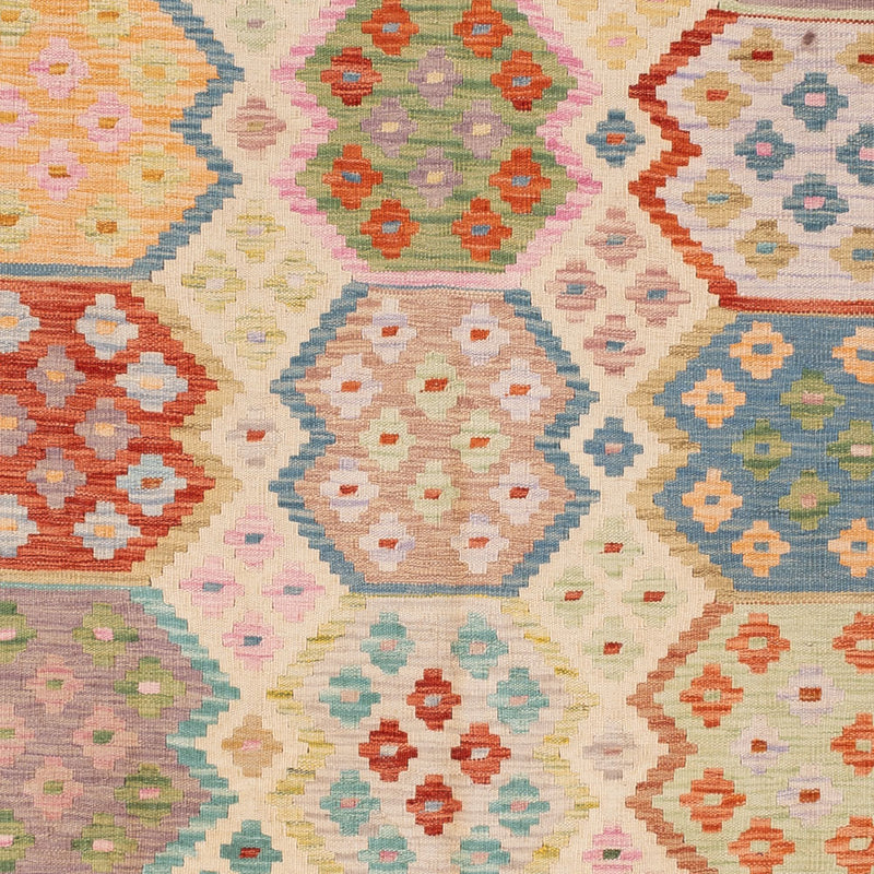 Kilim Maimana Koberec 258x176cm - Vlněný koberec