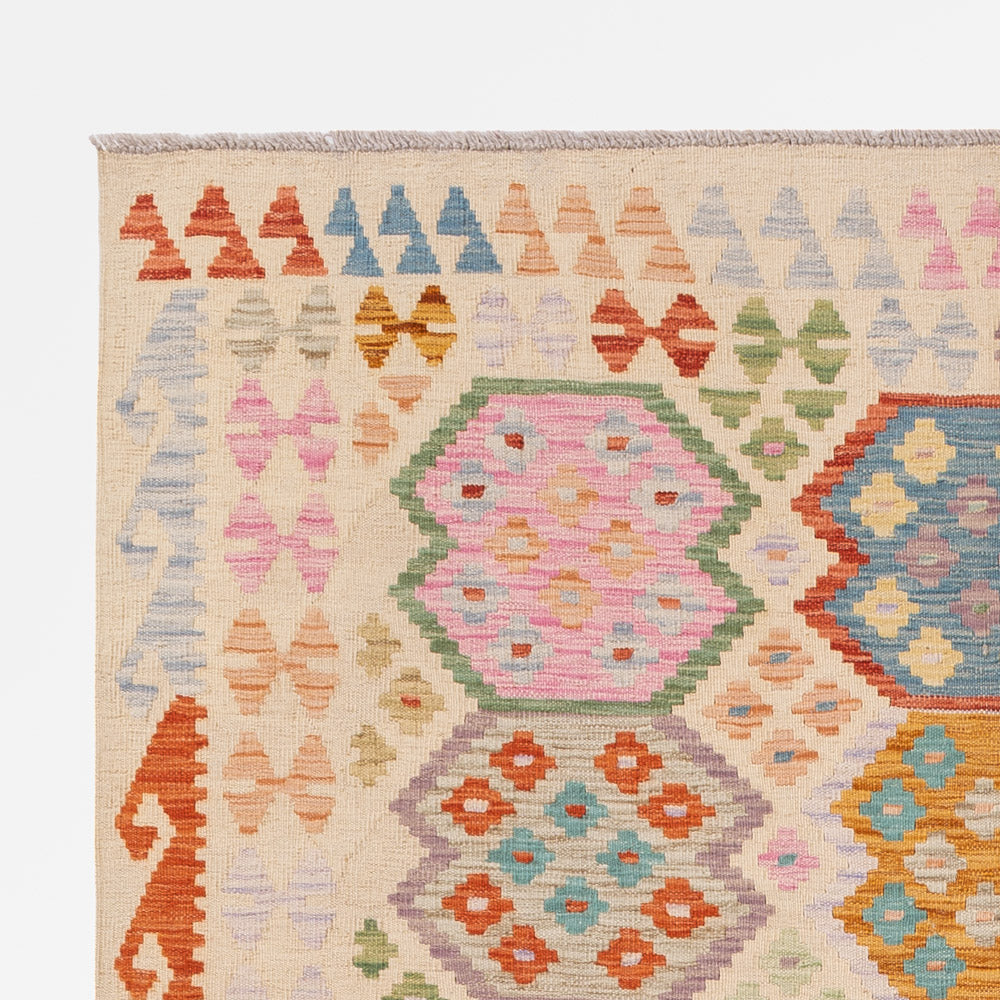 Kilim Maimana Koberec 258x176cm - Vlněný koberec