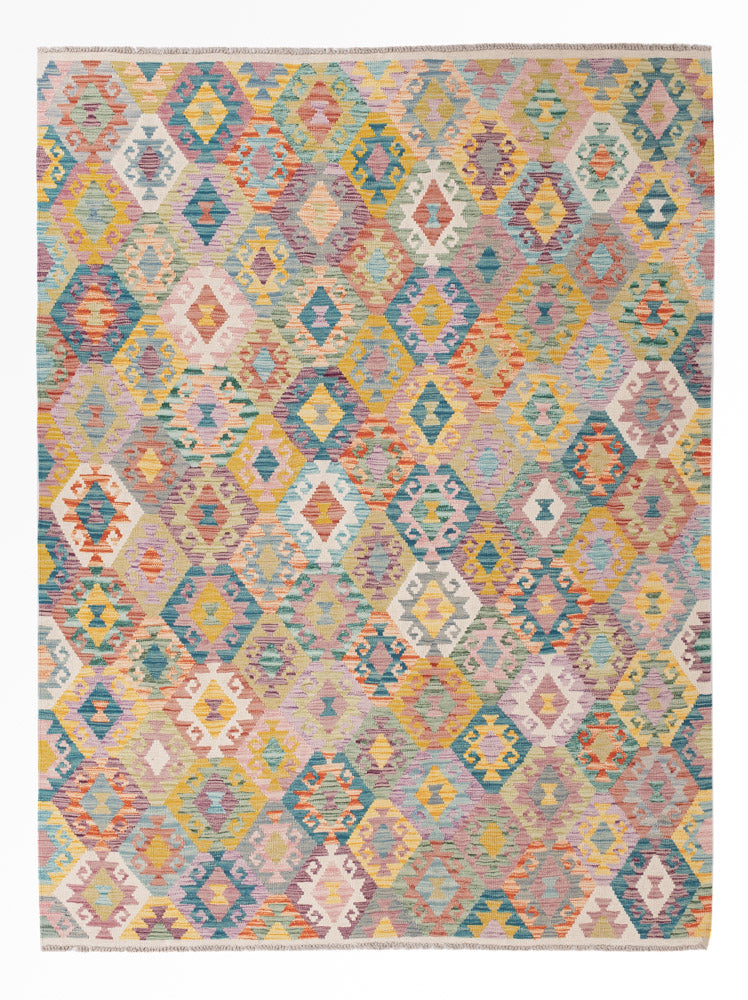 Kilim Maimana Koberec 241x182cm - Vlněný koberec