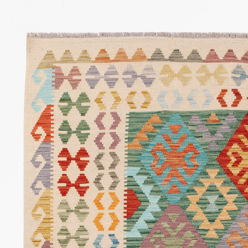Kilim Maimana Koberec 252x171cm - Vlněný koberec