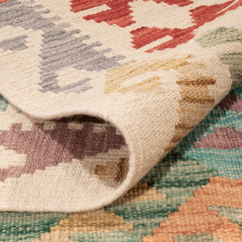 Kilim Maimana Koberec 252x171cm - Vlněný koberec