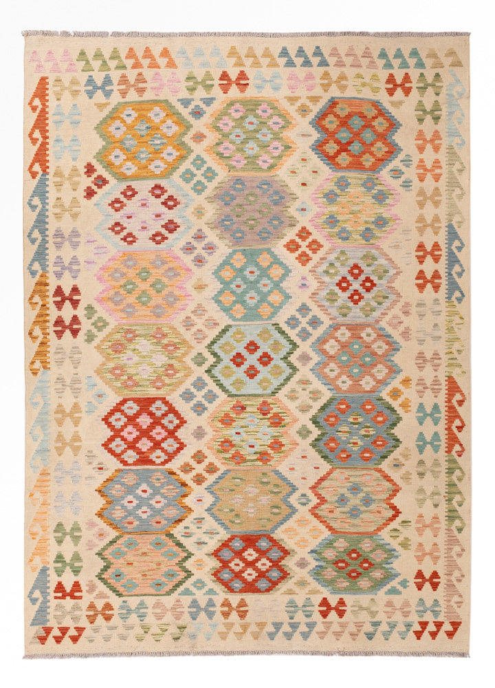 Kilim Maimana Koberec 253x178cm - Vlněný koberec