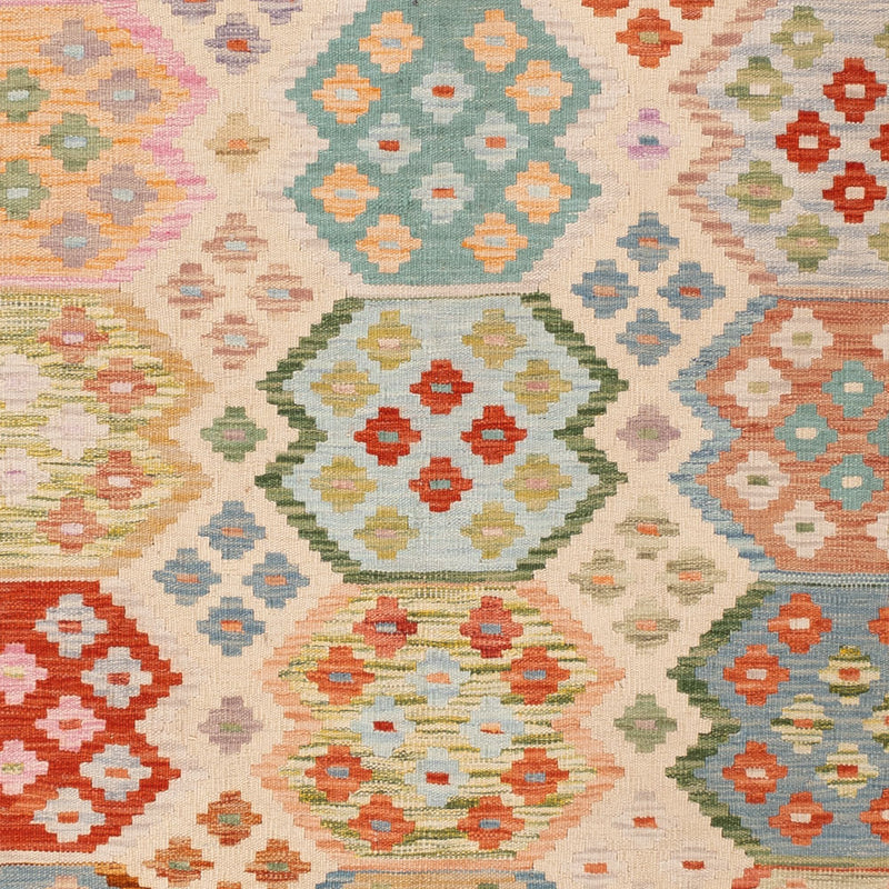 Kilim Maimana Koberec 253x178cm - Vlněný koberec
