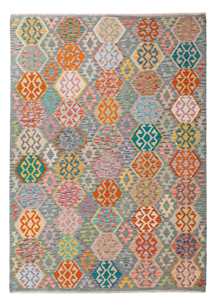 Kilim Maimana Koberec 253x178cm - Vlněný koberec