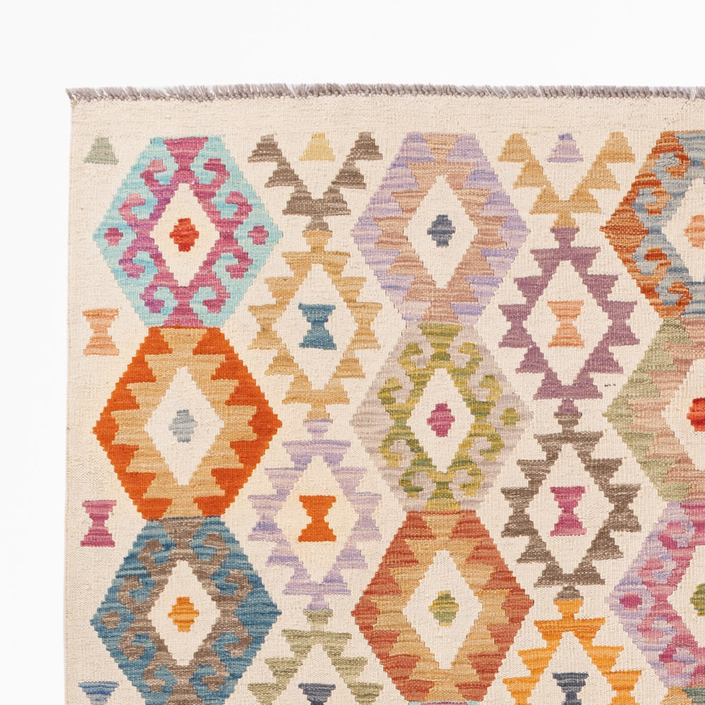 Kilim Maimana Koberec 241x178cm - Vlněný koberec