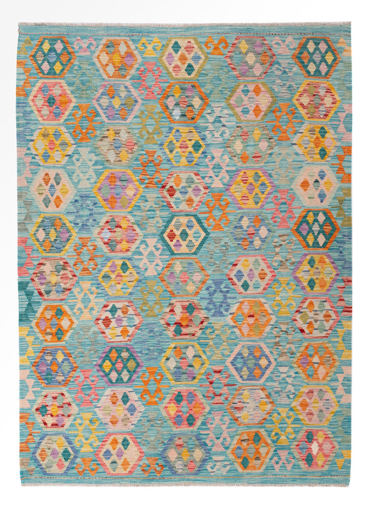Kilim Maimana Koberec 248x177cm - Vlněný koberec