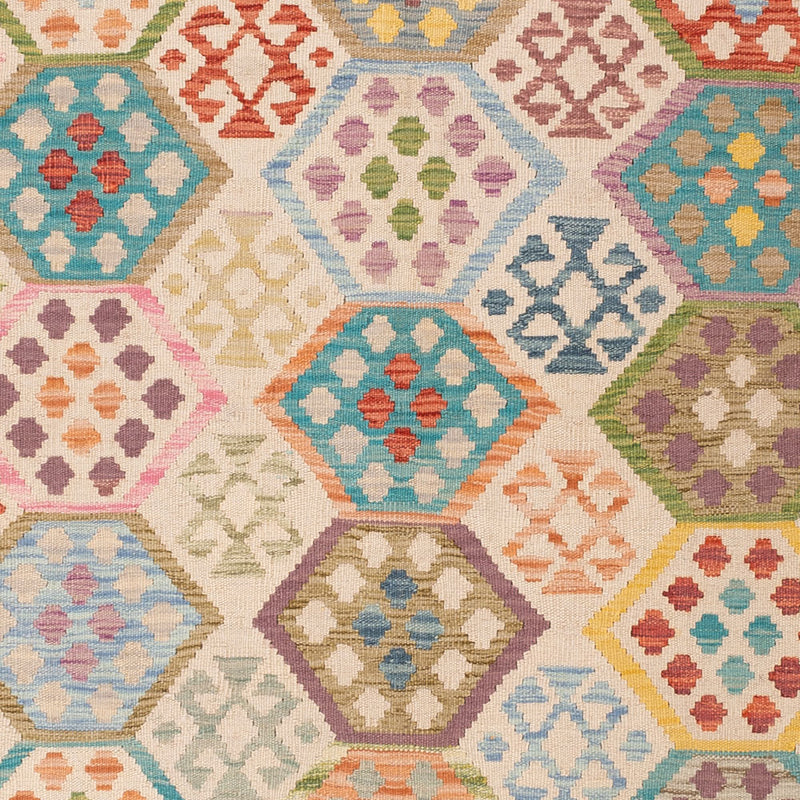 Kilim Maimana Koberec 235x176cm - Vlněný koberec