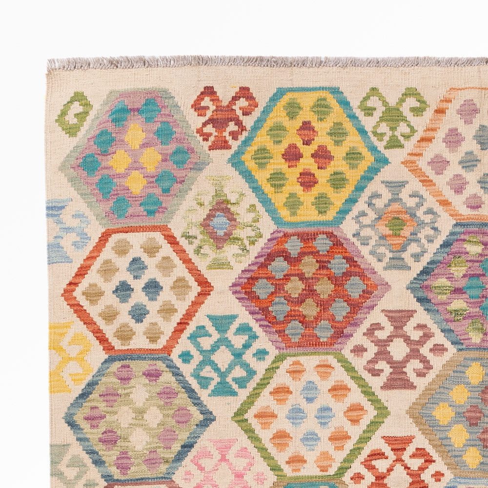 Kilim Maimana Koberec 235x176cm - Vlněný koberec