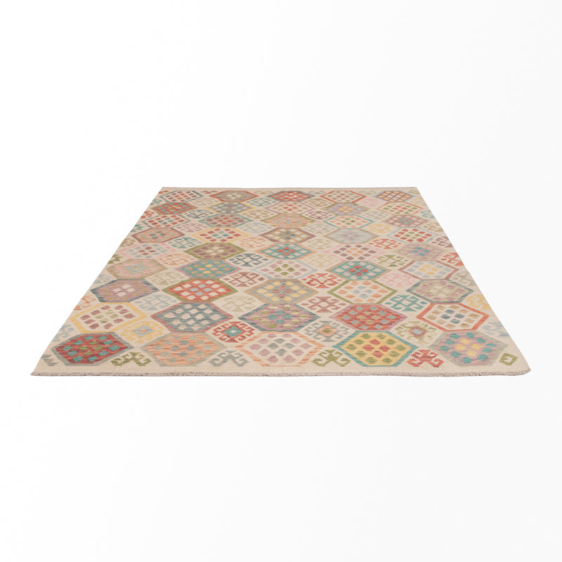 Kilim Maimana Koberec 235x176cm - Vlněný koberec