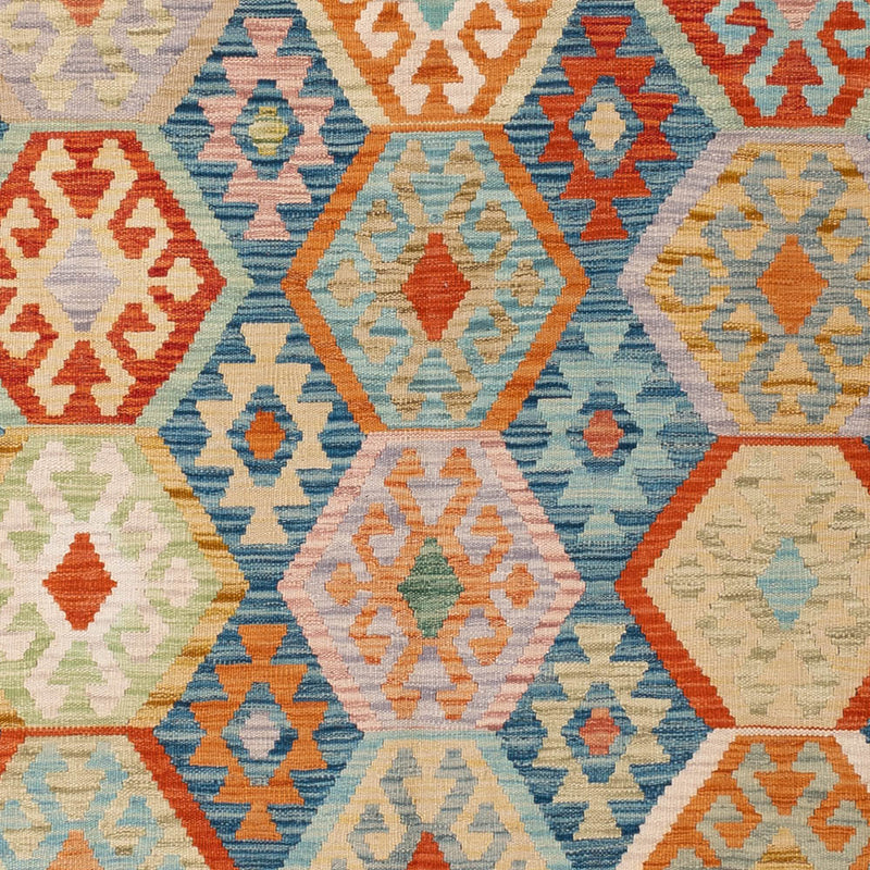 Kilim Maimana Koberec 241x178cm - Vlněný koberec