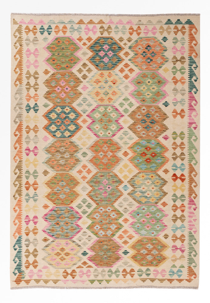 Kilim Maimana Koberec 244x170cm - Vlněný koberec