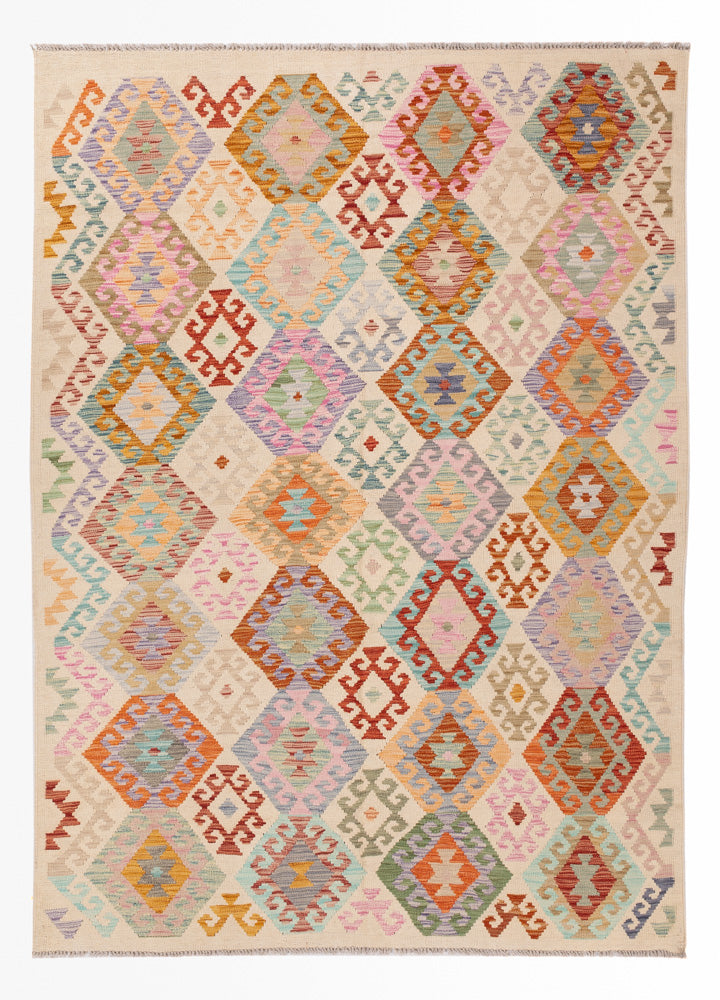 Kilim Maimana Koberec 244x171cm - Vlněný koberec