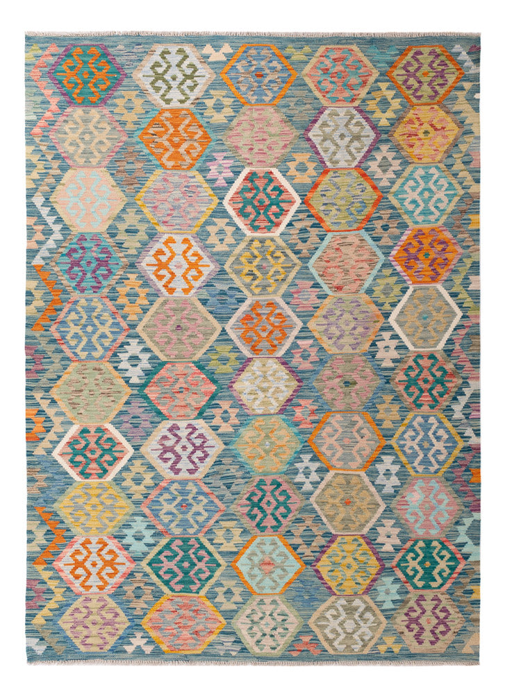 Kilim Maimana Koberec 254x180cm - Vlněný koberec