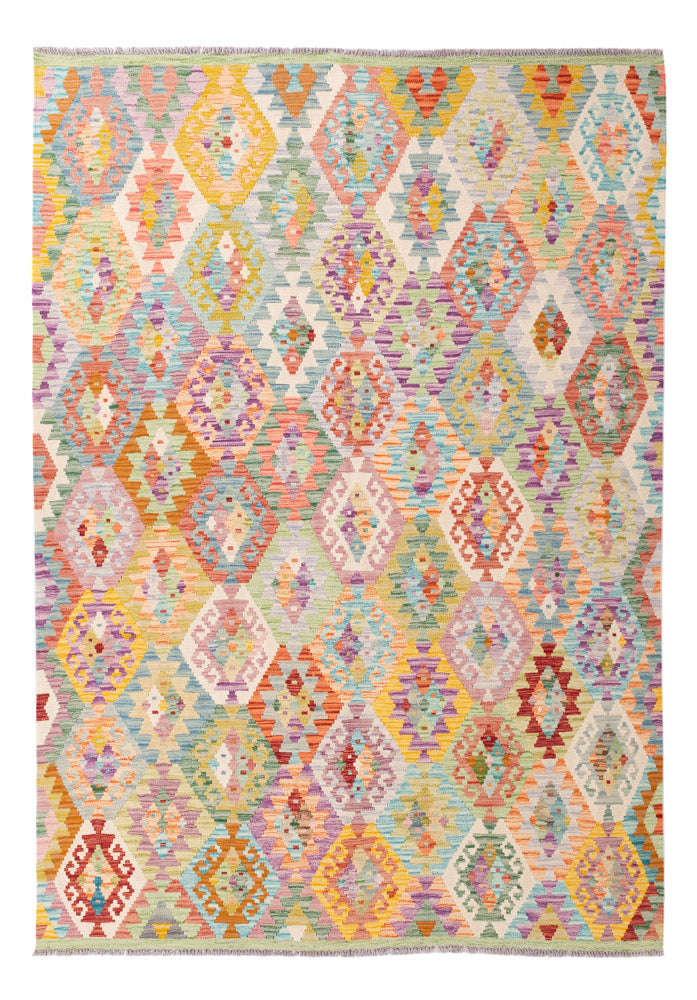 Kilim Maimana Koberec 248x173cm - Vlněný koberec