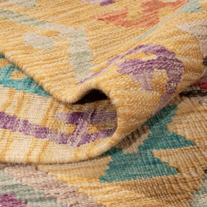 Kilim Maimana Koberec 255x178cm - Vlněný koberec
