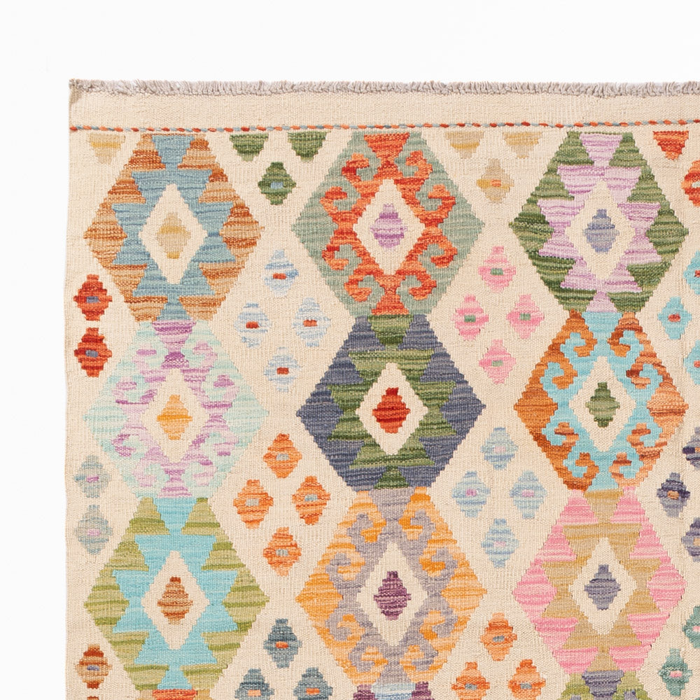 Kilim Maimana Koberec 241x180cm - Vlněný koberec