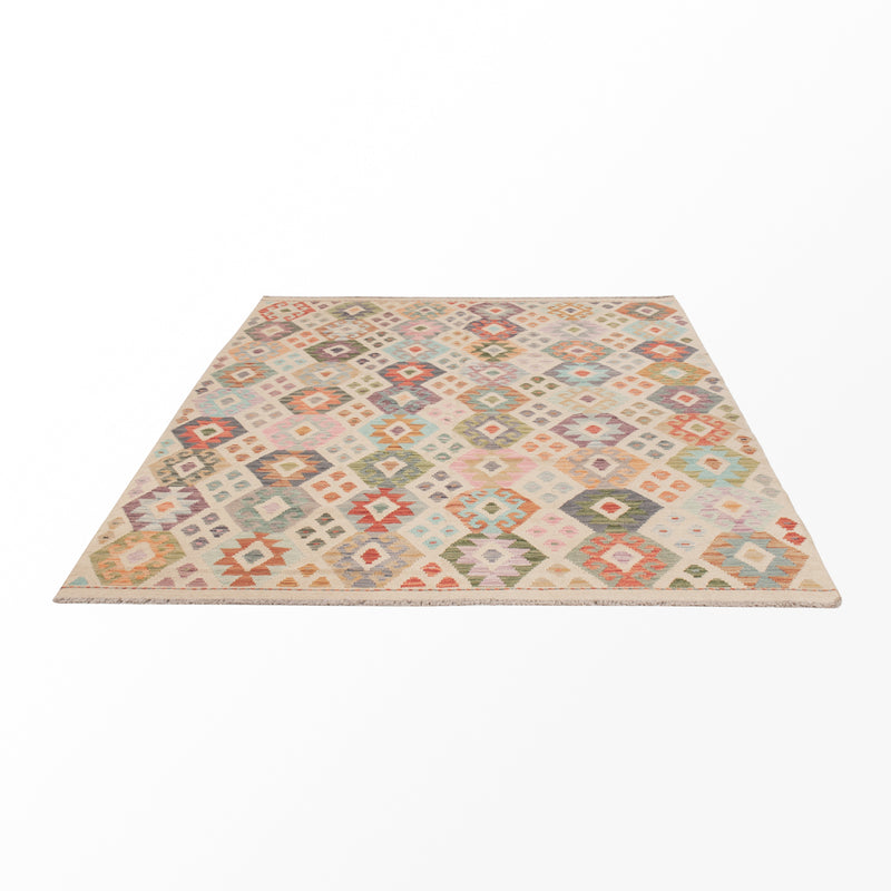 Kilim Maimana Koberec 241x180cm - Vlněný koberec