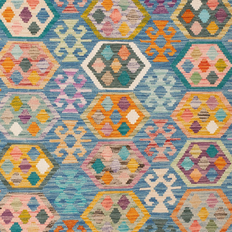 Kilim Maimana Koberec 242x175cm - Vlněný koberec