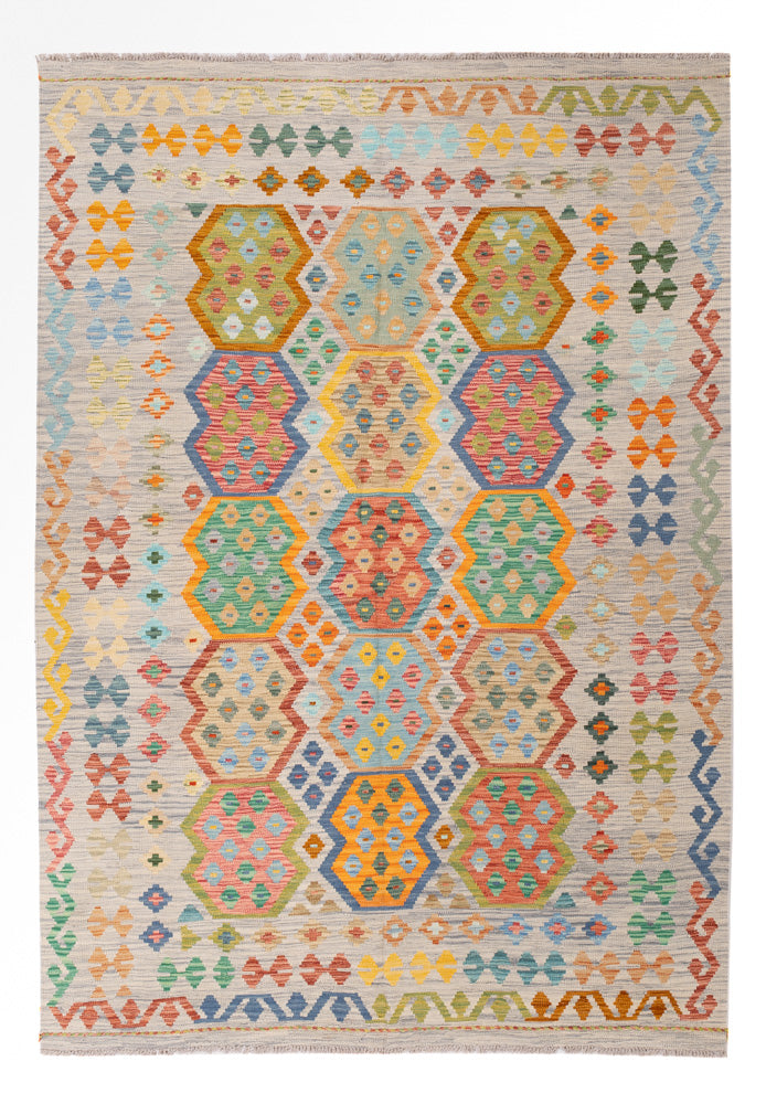 Kilim Maimana Koberec 255x181cm - Vlněný koberec