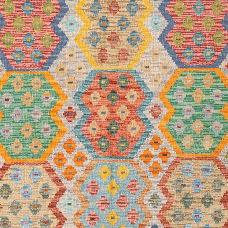 Kilim Maimana Koberec 255x181cm - Vlněný koberec
