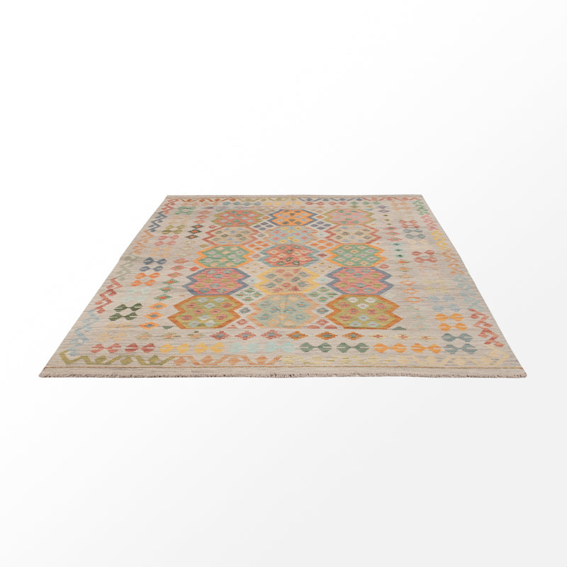 Kilim Maimana Koberec 255x181cm - Vlněný koberec