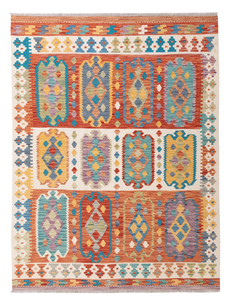 Kilim Maimana Koberec 200x154cm - Vlněný koberec