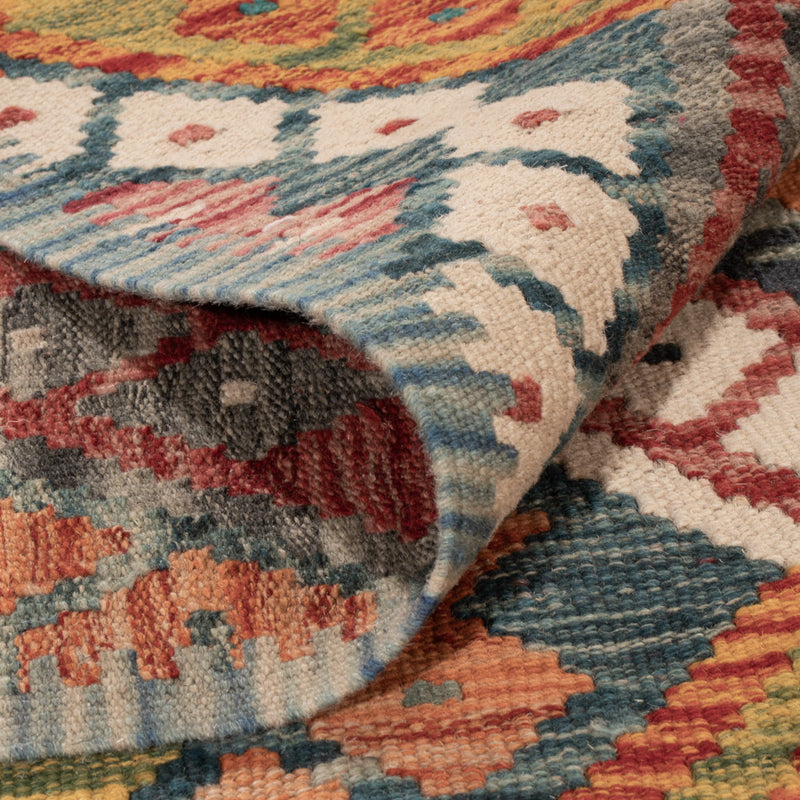 Kilim Maimana Koberec 236x193cm - Vlněný koberec