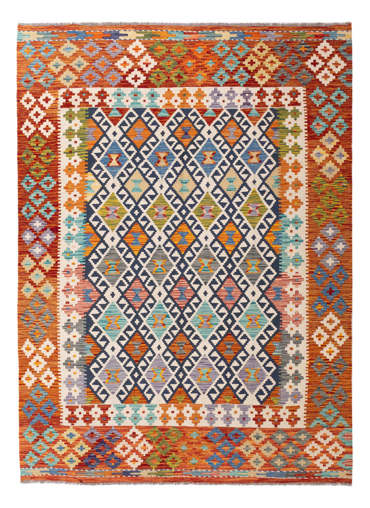 Kilim Maimana Koberec 236x176cm - Vlněný koberec