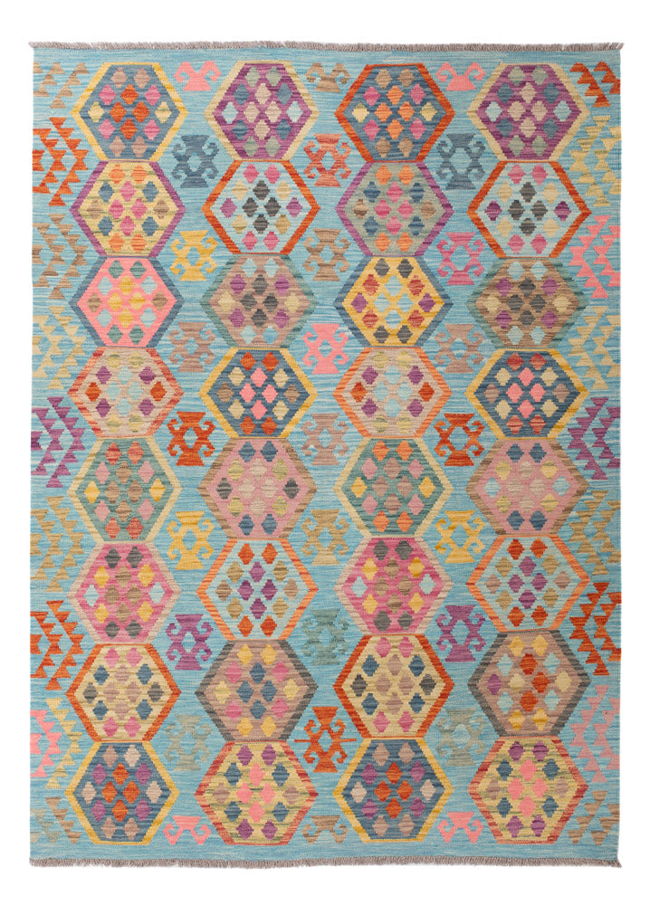 Kilim Maimana Koberec 251x182cm - Vlněný koberec