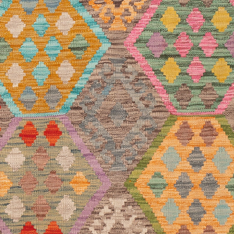 Kilim Maimana Koberec 197x158cm - Vlněný koberec