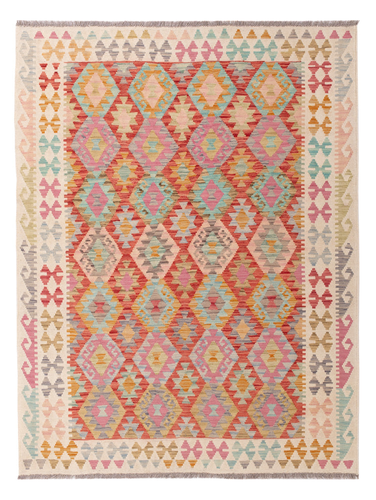 Kilim Maimana Koberec 198x154cm - Vlněný koberec