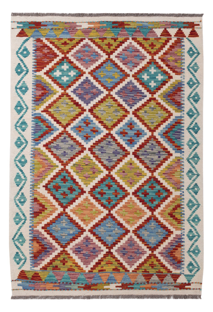 Kilim Maimana Koberec 144x102cm - Vlněný koberec