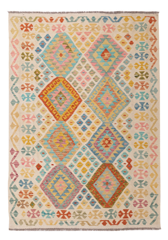Kilim Maimana Koberec 208x145cm - Vlněný koberec
