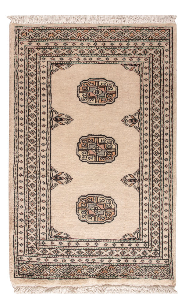 Pákistánský koberec 62x94cm - Orientální koberec - krémová