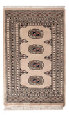 Pákistánský koberec 62x93cm - Orientální koberec - Obdélníkový / Krémová / 62 x 93 cm Obdélníkový