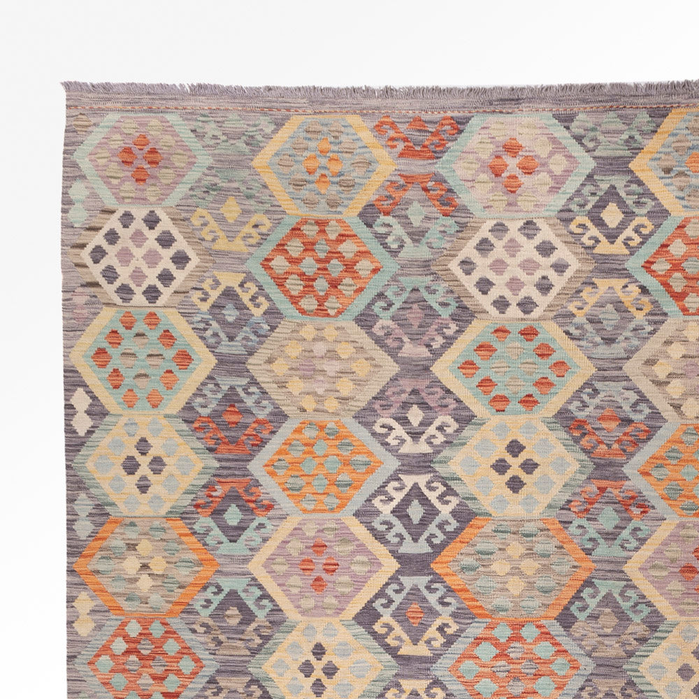 Kilim Maimana Koberec 396x324cm - Vlněný koberec