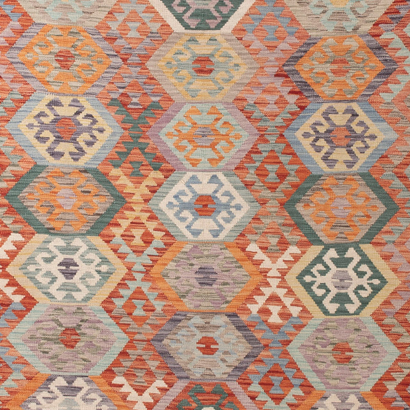 Kilim Maimana Koberec 392x315cm - Vlněný koberec