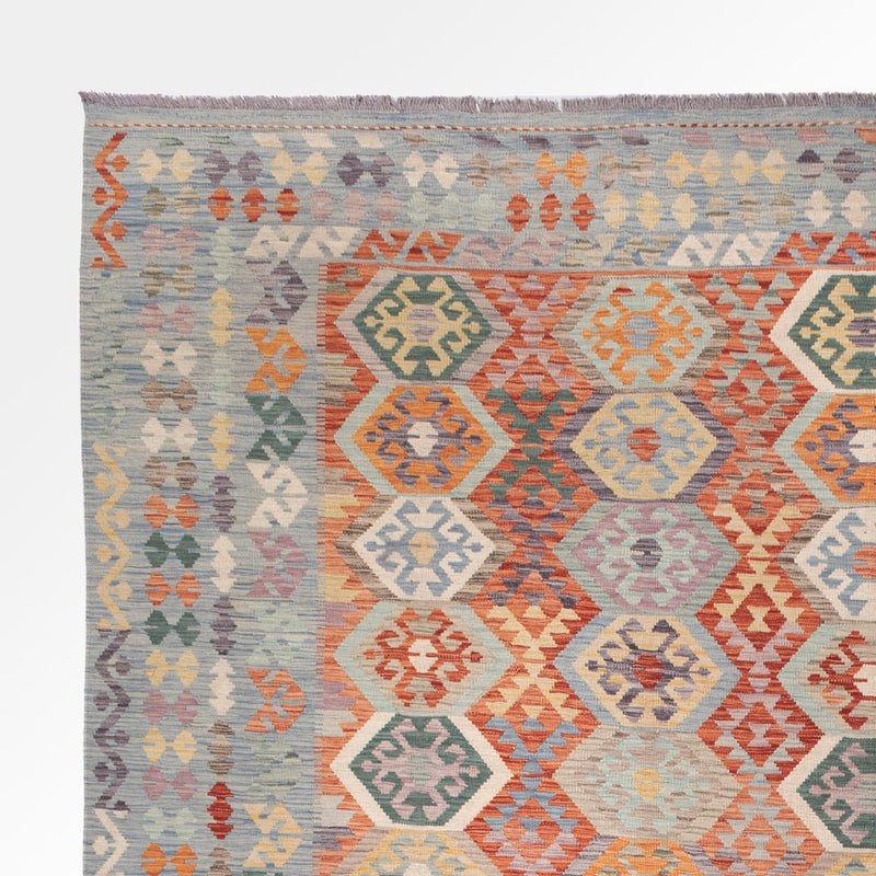 Kilim Maimana Koberec 392x315cm - Vlněný koberec