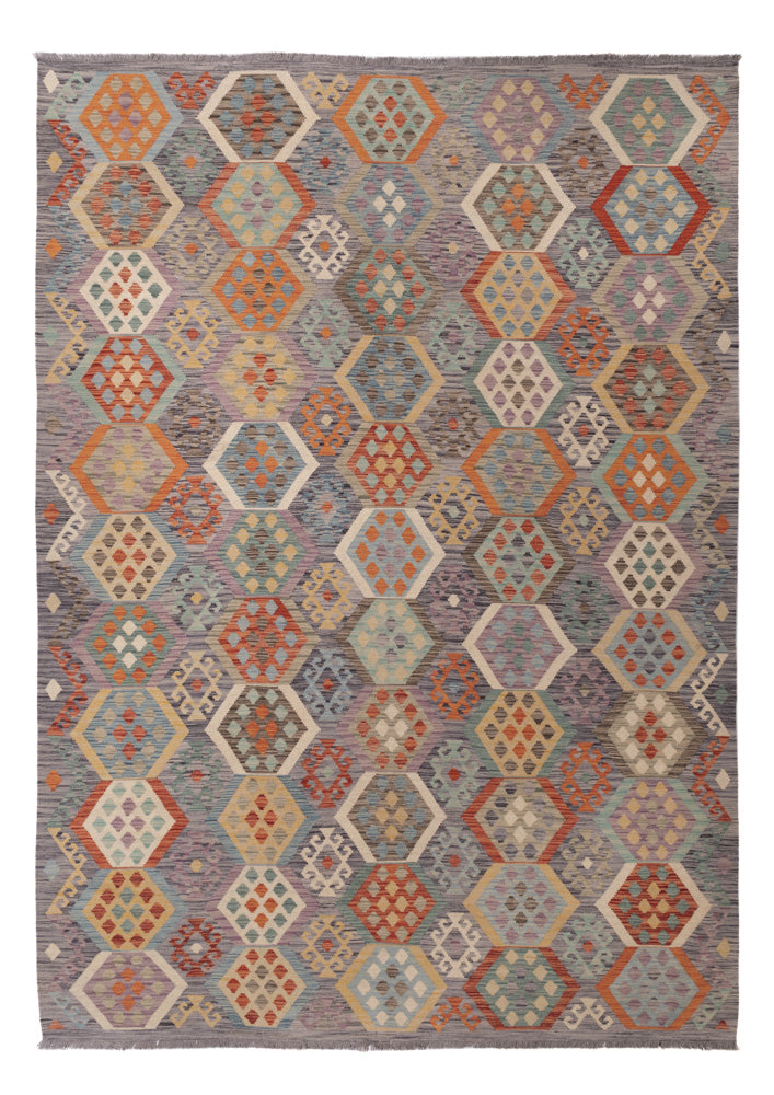 Kilim Maimana Koberec 350x249cm - Vlněný koberec