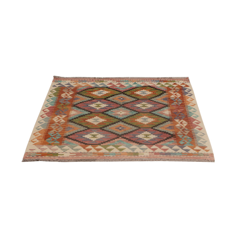 Kilim Maimana Koberec 104x97cm - Vlněný koberec