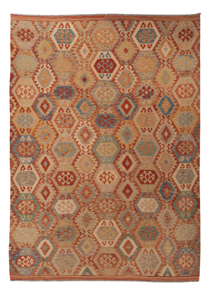 Kilim Maimana Koberec 357x250cm - Vlněný koberec