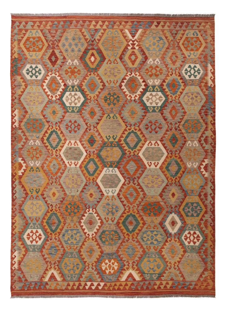 Kilim Maimana Koberec 352x256cm - Vlněný koberec